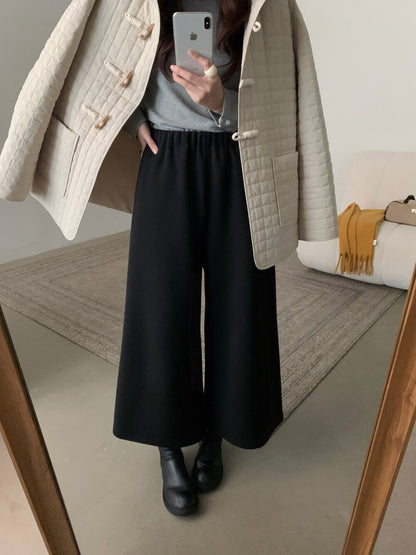 // 超軟糯後口袋羊毛糯米褲