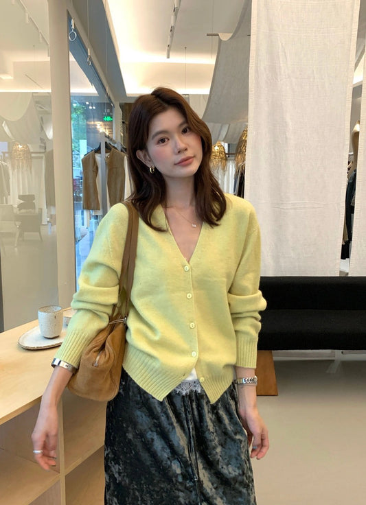 C36 / 必入顏色超美V領羊毛外套(100%羊毛)
