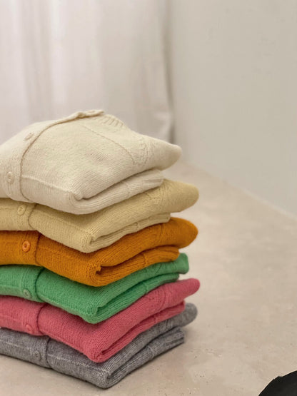 // 立體線條高飽和顏色織紋圓領CD