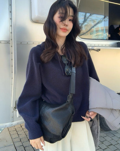 // 超軟糯北極絨連帽毛衣