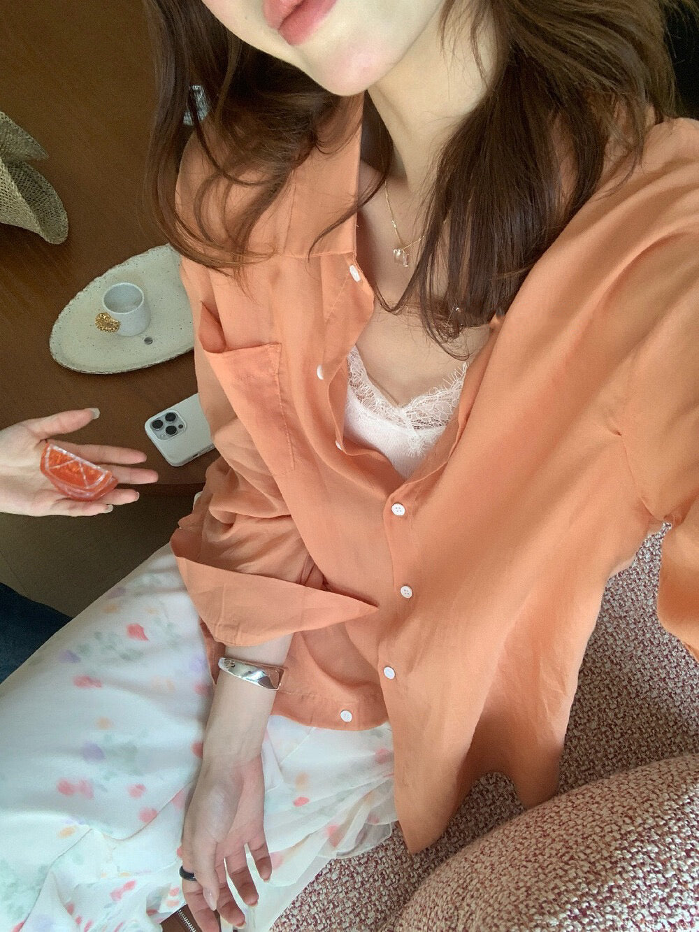 // 超舒服天絲料防曬恤衫￼