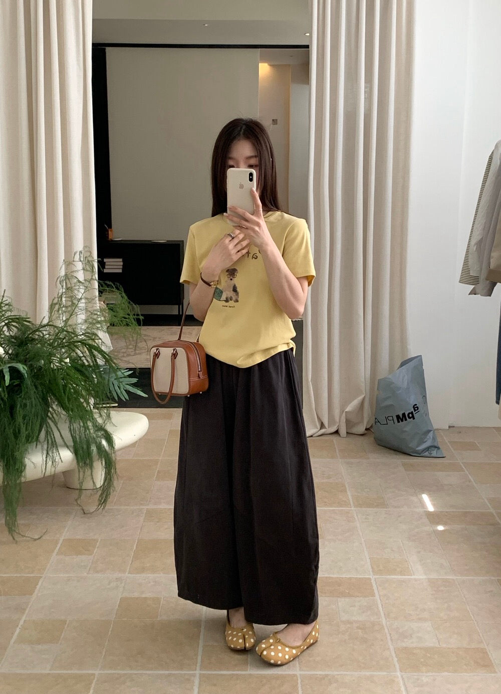 🐕 可愛眼鏡小狗印花TEE