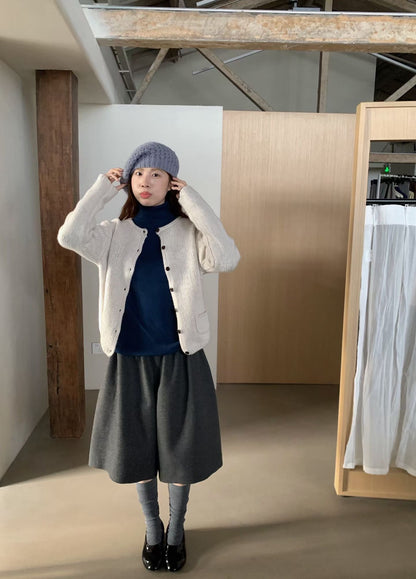 // 100%羊毛可愛弧邊小口袋CD