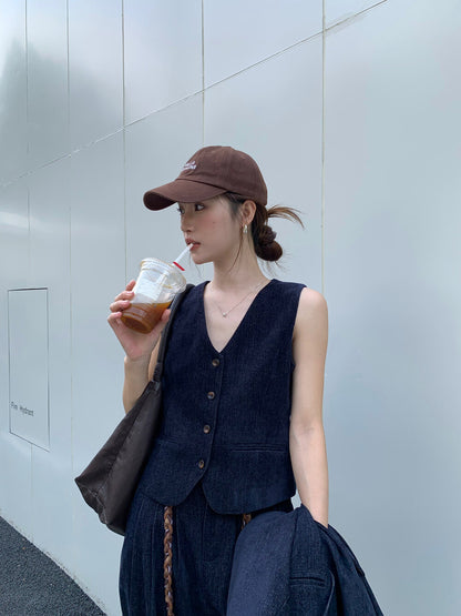 // 超美雪尼爾絨馬甲+褲+外套SET(外套可分開單買)