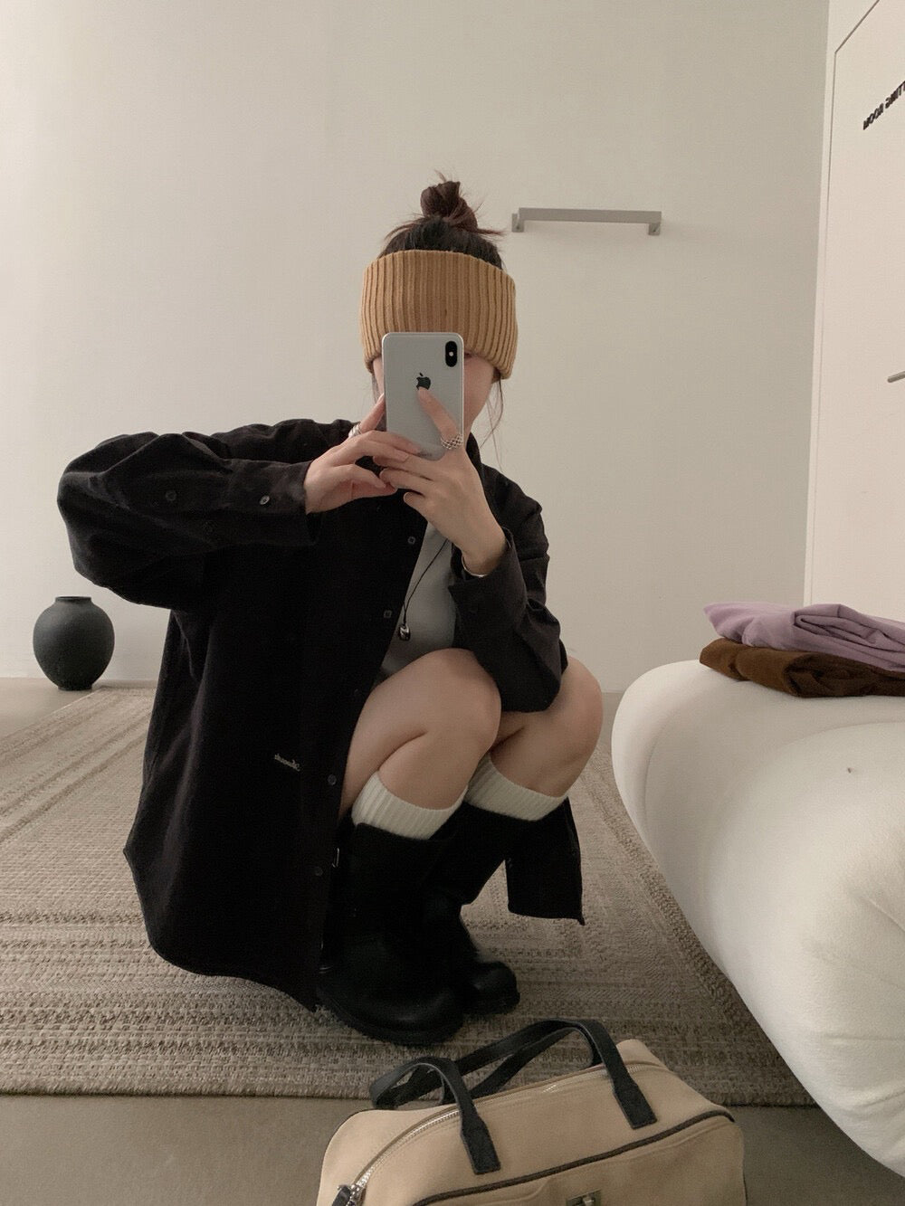 // 高質刺繡字燈芯絨SH