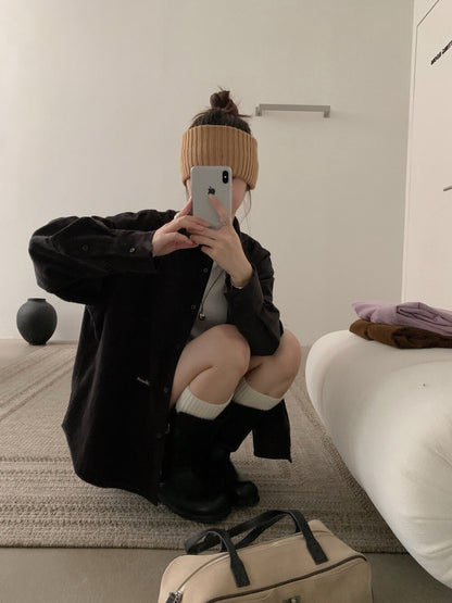 // 高質刺繡字燈芯絨SH