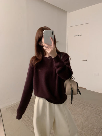 // 30%raccoon+20%羊毛超舒服靚色系毛衣