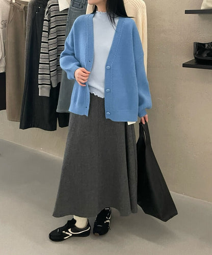 // 多巴胺色系包扣寬鬆袖CD