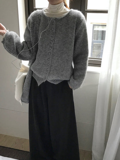 // 6%綿羊毛慵懶圓包扣CD(連單肩袋)