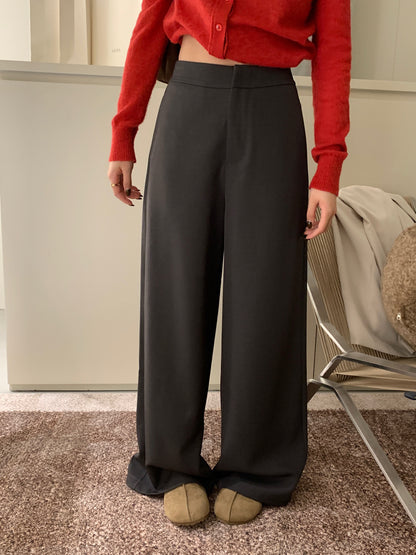 (現貨) // 超顯腿直光版垂感西褲