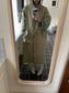 // 超重工純棉格仔內裡長款trench coat