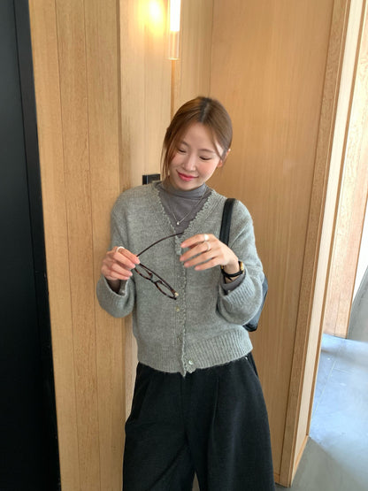 // 10%wool軟糯絨感鈎花邊CD