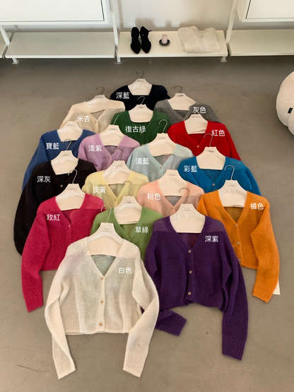 // 30%馬海毛30%羊毛超美色系CD