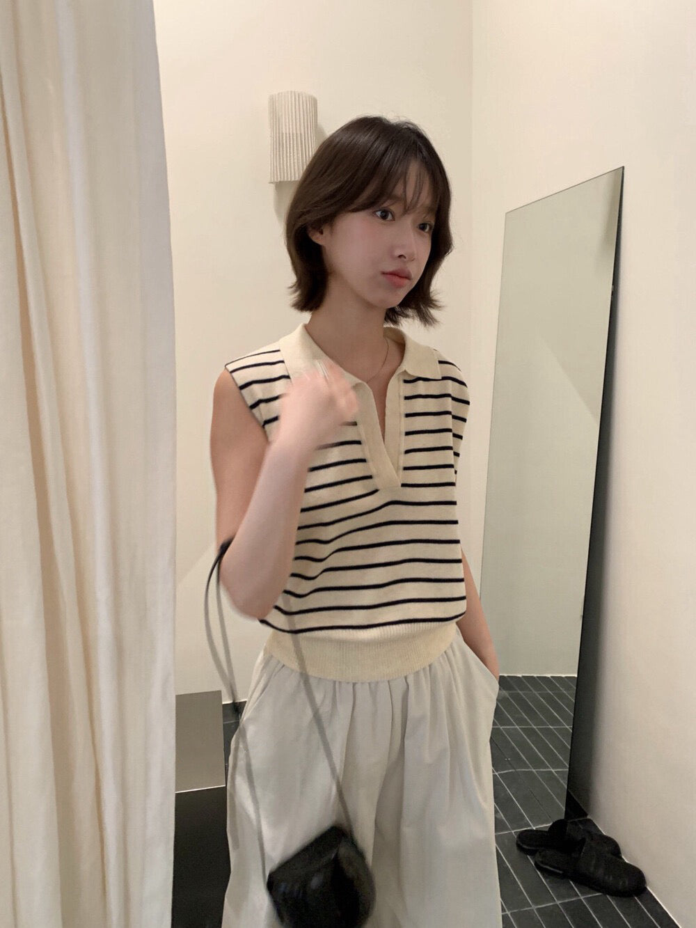 🐩 30%羊毛小V翻領針織背心