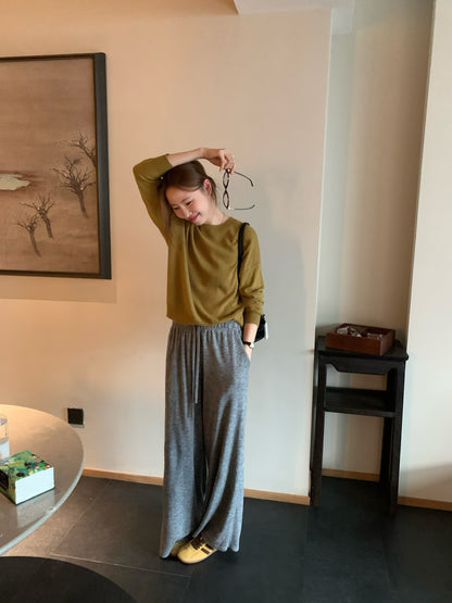 // 軟糯慵懶感舒服褲